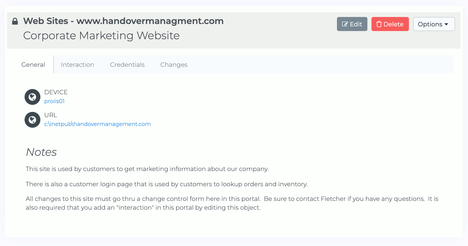 Configs Settings Services IT Portal Configs Settings Services IT Portal