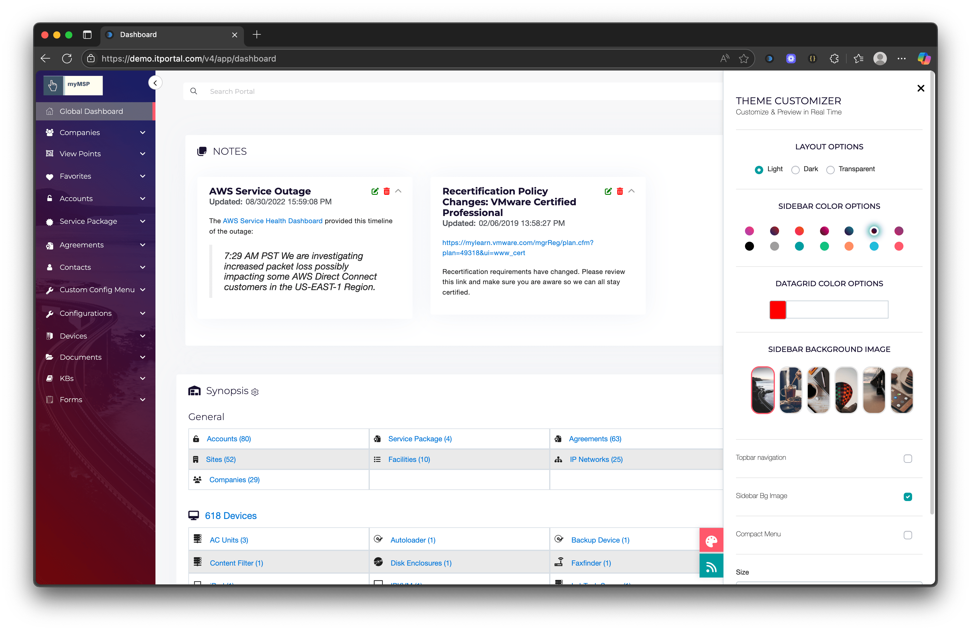 IT Portal 4 - Modern Interface