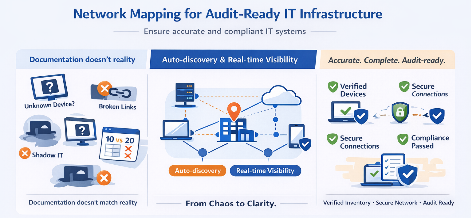Network Mapping Software for Audit-Ready IT Infrastructure