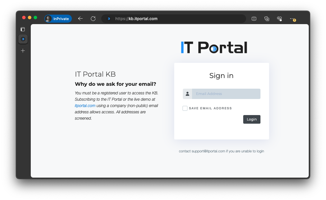 Solutions IT Portal
